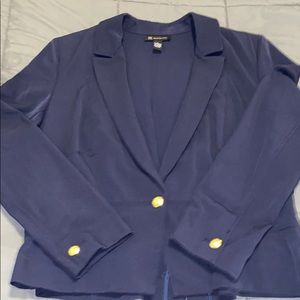 4/$20 INC Navy Blue Professional Blazer EUC